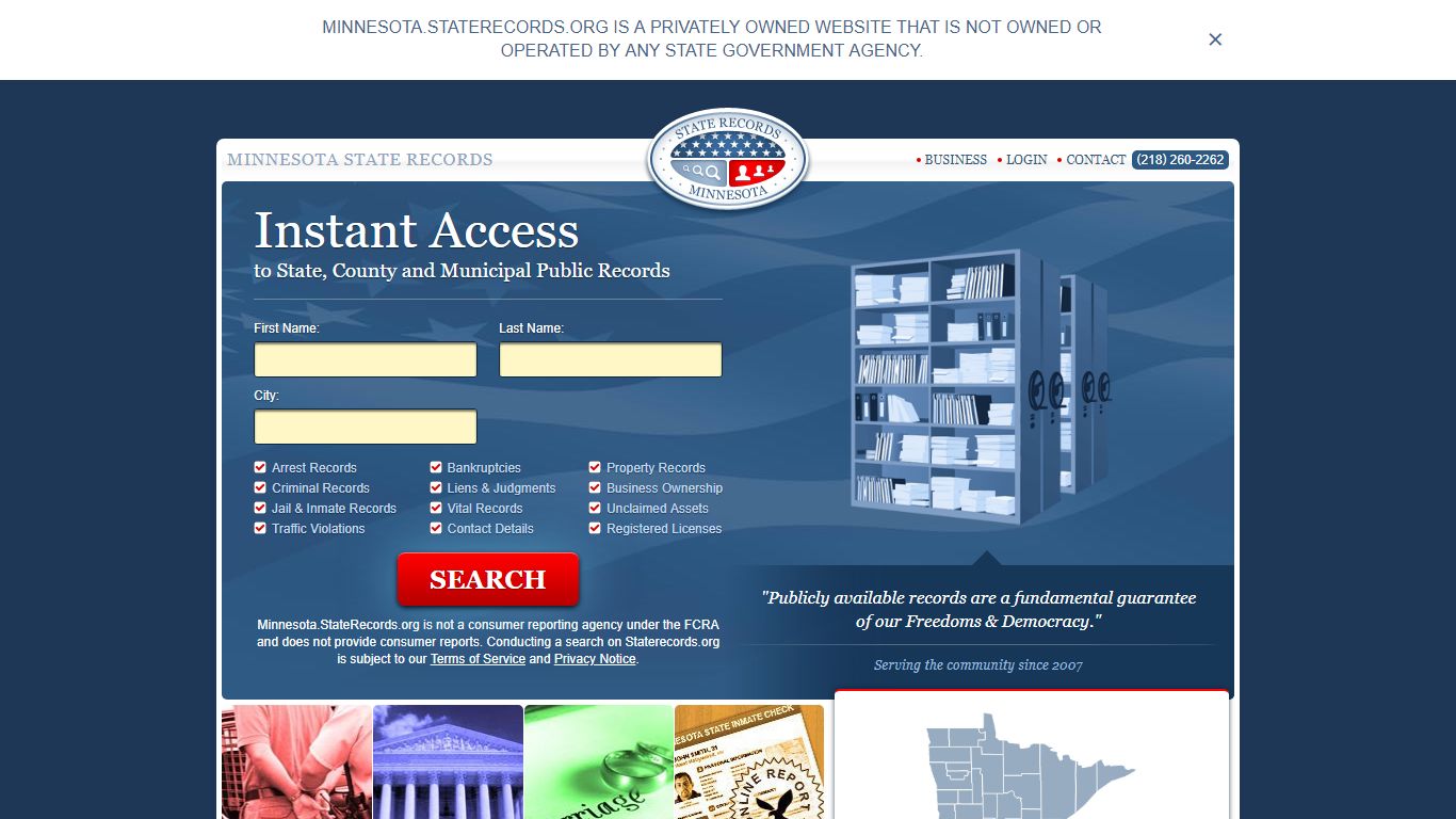 Chisago County Arrest, Court, and Public Records